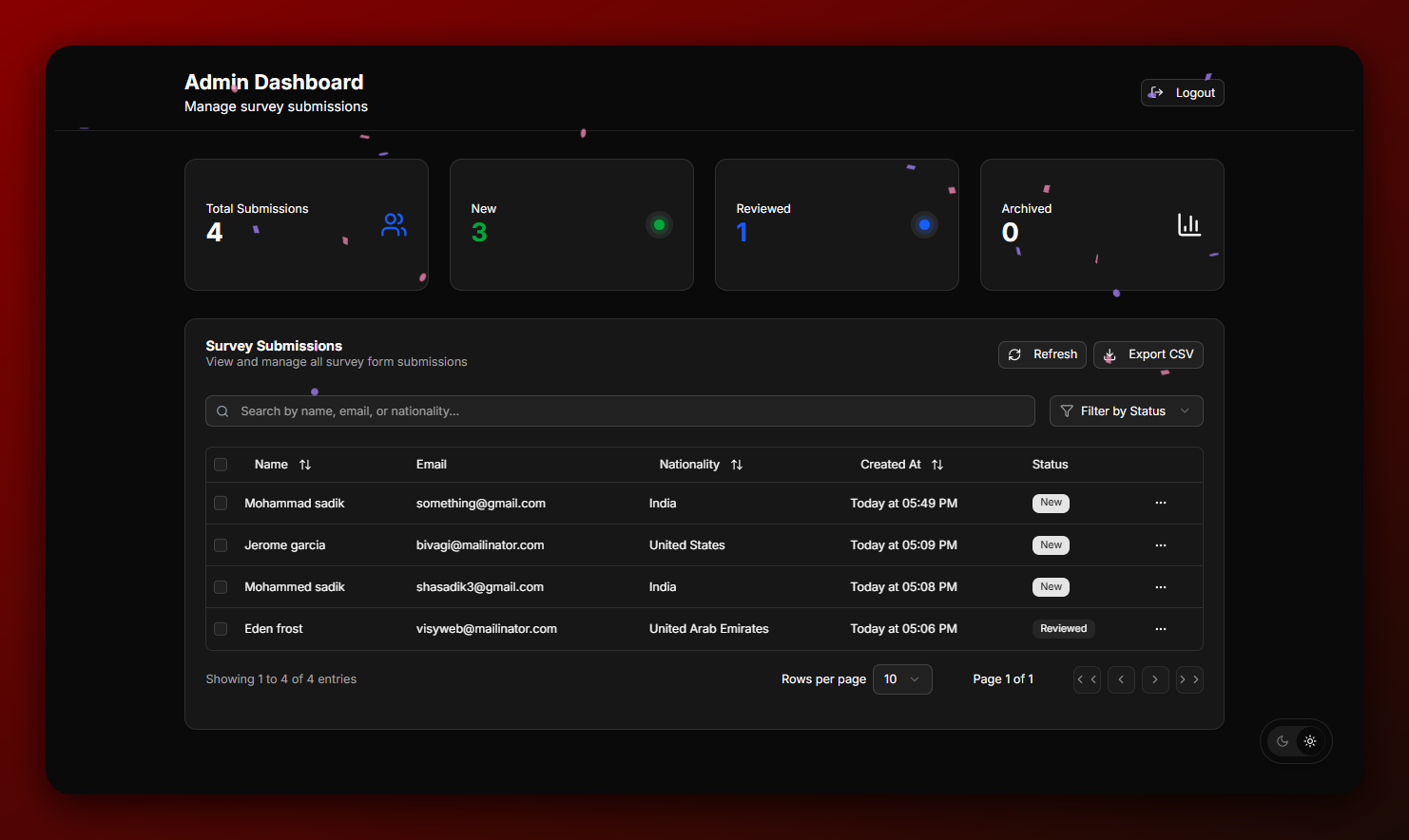 SurveyForm